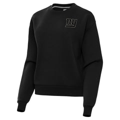 New York Giants Antigua Women's Victory Pullover Sweatshirt Black