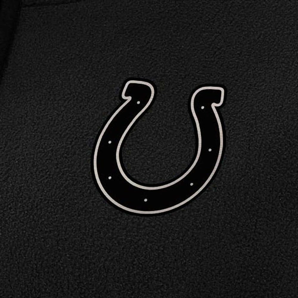 Indianapolis Colts Antigua Women's Brushed Carbon Figure Half-Zip Pullover Sweatshirt – Black