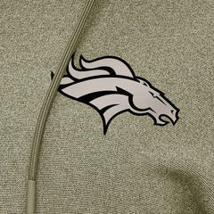 Denver Broncos Antigua Women's Justice Pullover Hoodie Olive