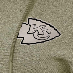 Kansas City Chiefs Antigua Women's Justice Pullover Hoodie Olive