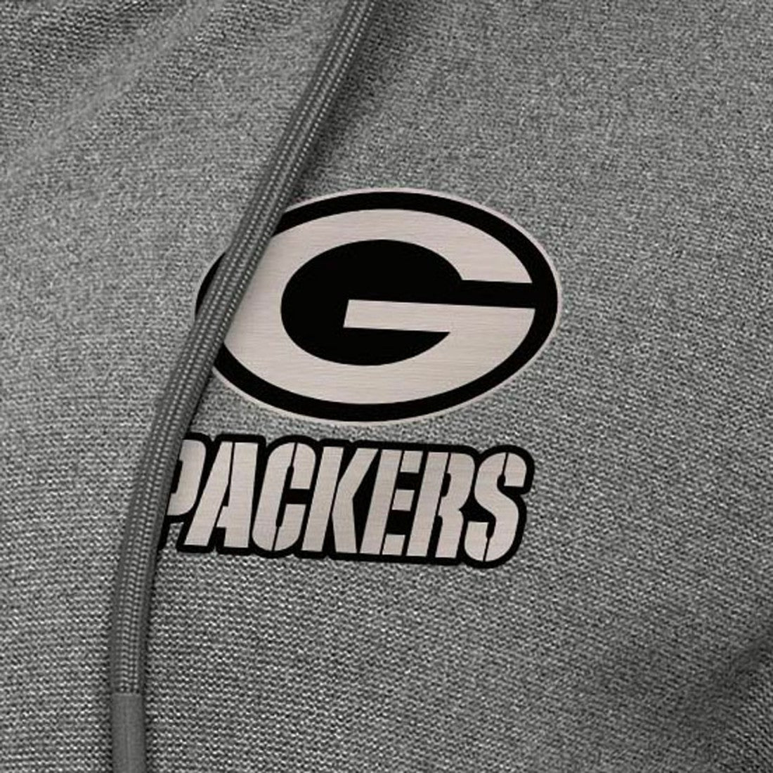 Green Bay Packers Antigua Women's Seeker Full-Zip Hoodie Jacket Heather Black