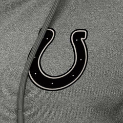 Indianapolis Colts Antigua Women's Seeker Full-Zip Hoodie Jacket Heather Black