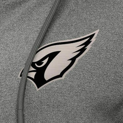 Arizona Cardinals Antigua Women's Seeker Full-Zip Hoodie Jacket Heather Black