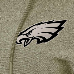 Philadelphia Eagles Antigua Women's Justice Pullover Hoodie Olive