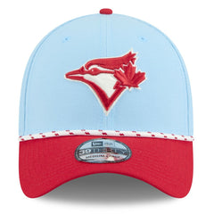 Toronto Blue Jays New Era 2025 Canada Day 39THIRTY Flex Hat - Light Blue/Red - New Era on Sale