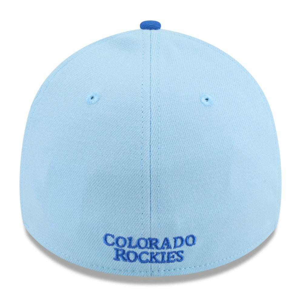 Colorado Rockies New Era 2025 Fourth of July 39THIRTY Flex Hat - Light Blue/Blue - New Era Discount
