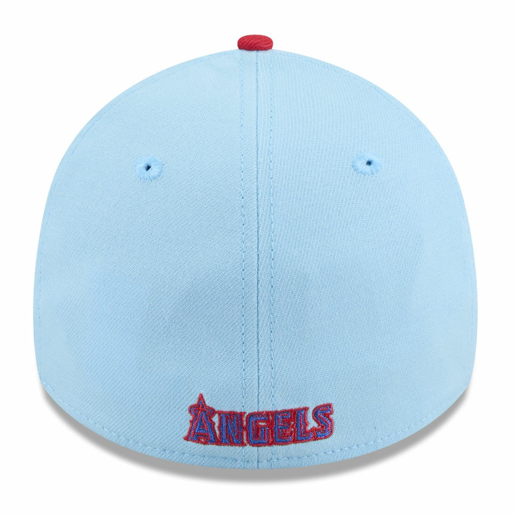 Los Angeles Angels New Era 2025 Fourth of July 39THIRTY Flex Hat - Light Blue/Red - New Era Online