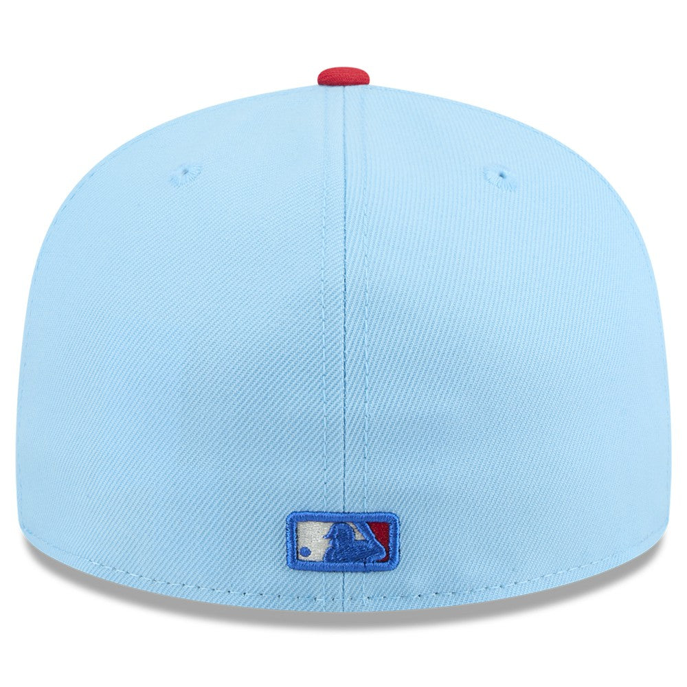 Miami Marlins New Era 2025 Fourth of July 59FIFTY Fitted Hat - Light Blue/Red - New Era on Sale