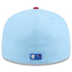 Miami Marlins New Era 2025 Fourth of July 59FIFTY Fitted Hat - Light Blue/Red - New Era on Sale