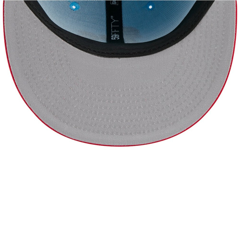 Athletics New Era 2025 Fourth of July 59FIFTY Fitted Hat - Light Blue/Red - New Era Sale