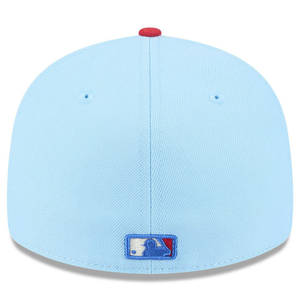 Los Angeles Angels New Era 2025 Fourth of July Low Profile 59FIFTY Fitted Hat - Light Blue/Red - New Era Lifestyle