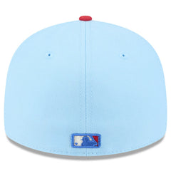 Los Angeles Angels New Era 2025 Fourth of July Low Profile 59FIFTY Fitted Hat - Light Blue/Red - New Era Lifestyle