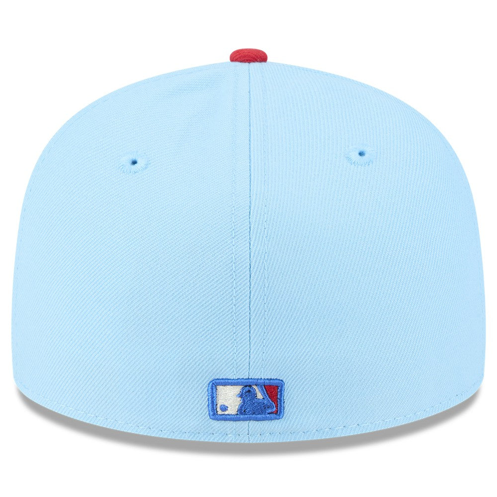 Miami Marlins New Era 2025 Fourth of July Low Profile 59FIFTY Fitted Hat - Light Blue/Red - New Era Lifestyle