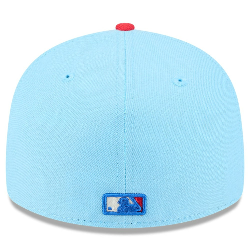 Athletics New Era 2025 Fourth of July Low Profile 59FIFTY Fitted Hat - Light Blue/Red - New Era on Sale