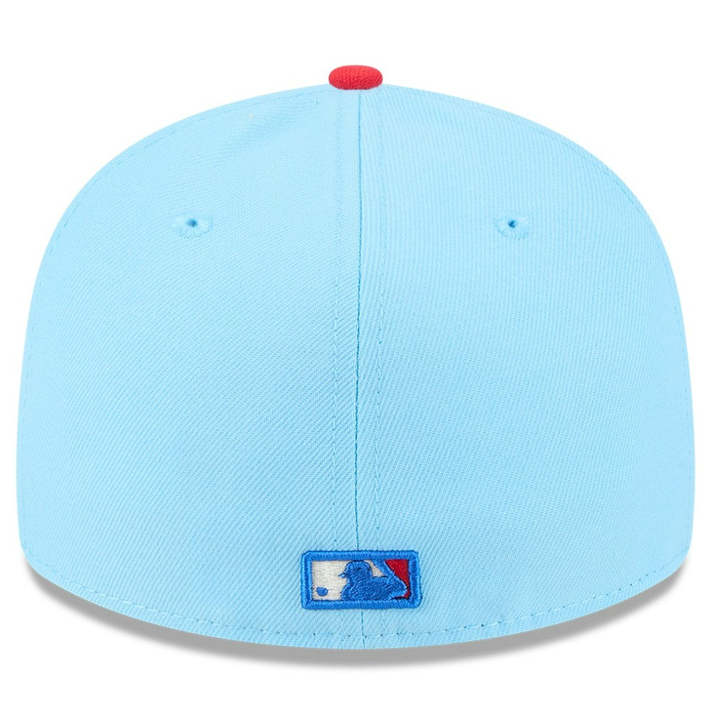 San Diego Padres New Era 2025 Fourth of July Low Profile 59FIFTY Fitted Hat - Light Blue/Red - New Era Online