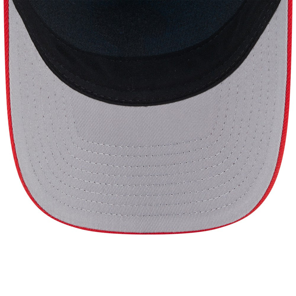 Miami Marlins New Era 2025 Fourth of July 9FORTY A-Frame M-Crown Adjustable Trucker Hat - Light Blue/Red - New Era on Sale