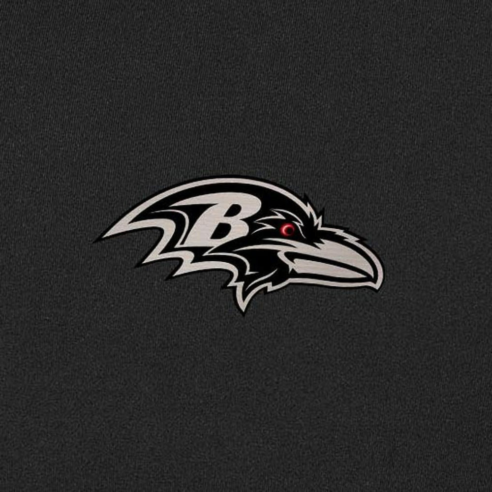 Baltimore Ravens Antigua Content Quarter-Zip Pullover Top Black