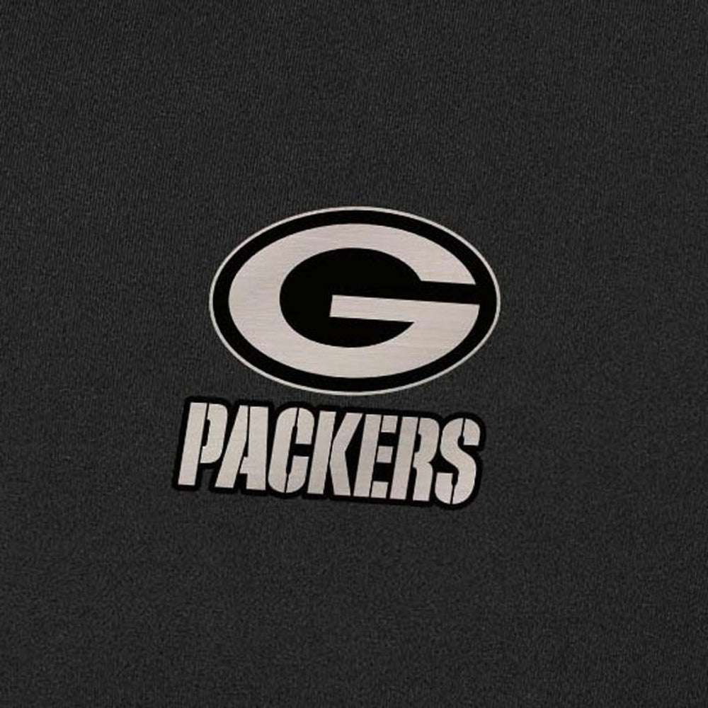 Green Bay Packers Antigua Content Quarter-Zip Pullover Top Black