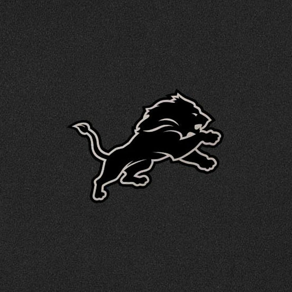 Detroit Lions Antigua Content Quarter-Zip Pullover Top Black