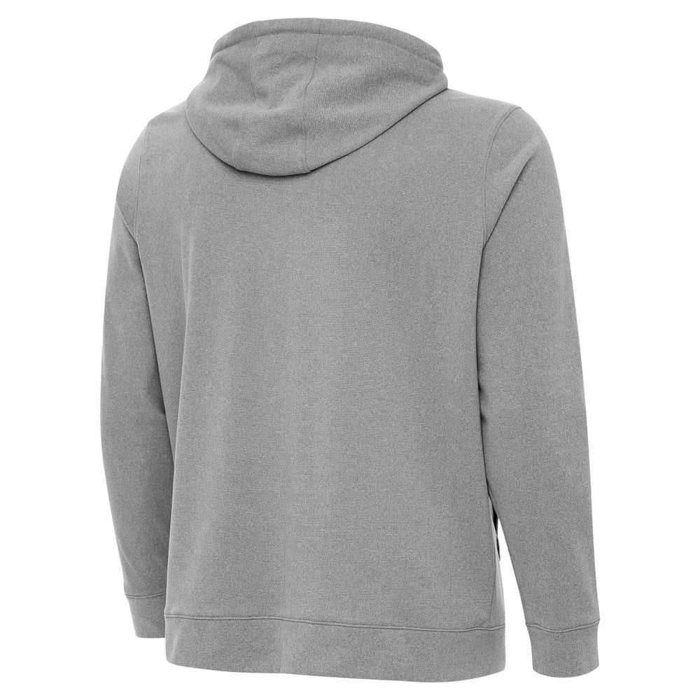 Detroit Lions Antigua Effortless Full-Zip Hoodie Jacket Heather Gray