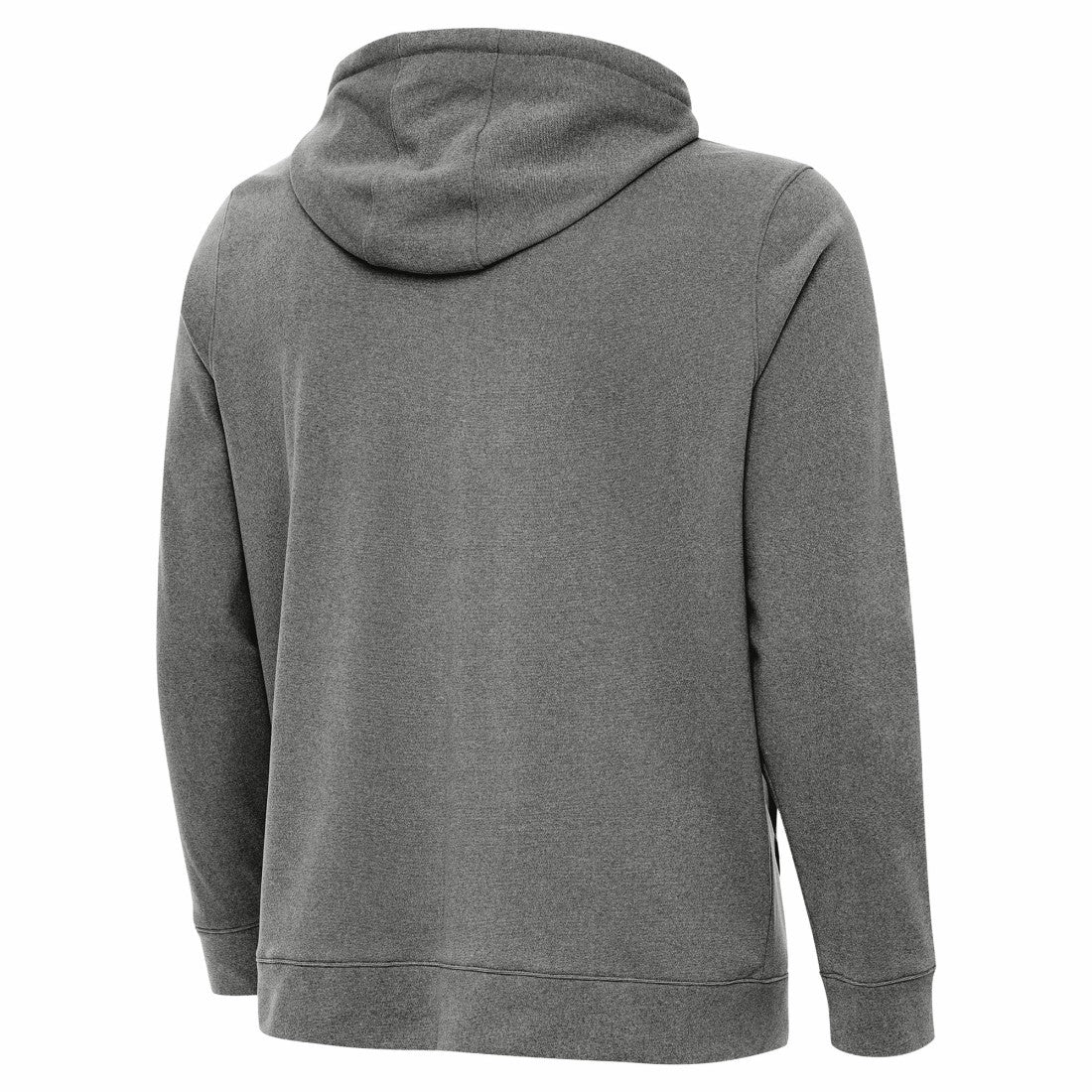 Green Bay Packers Antigua Effortless Full-Zip Hoodie Jacket Heather Black