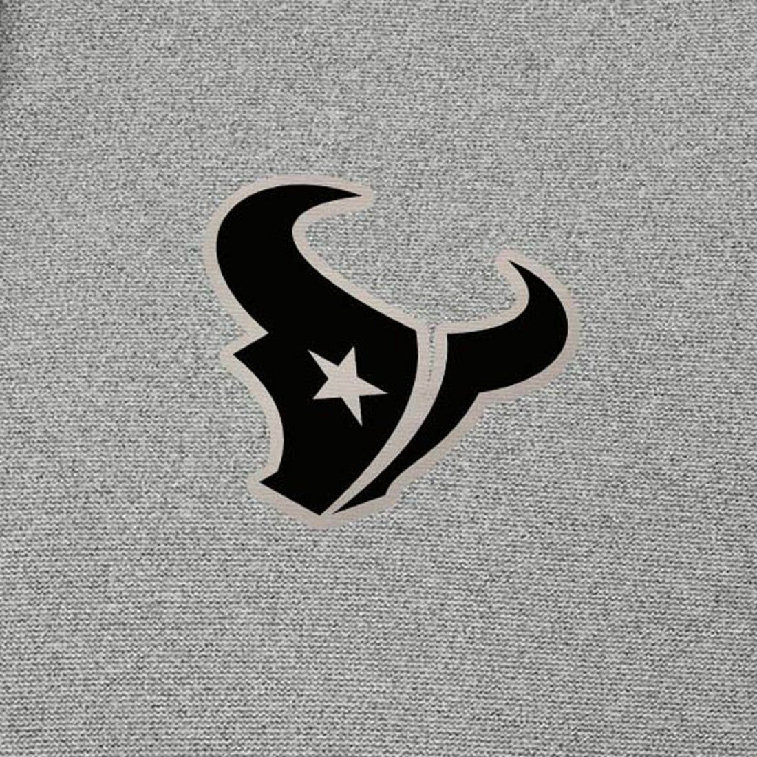 Houston Texans Antigua Effortless Full-Zip Hoodie Jacket Heather Gray