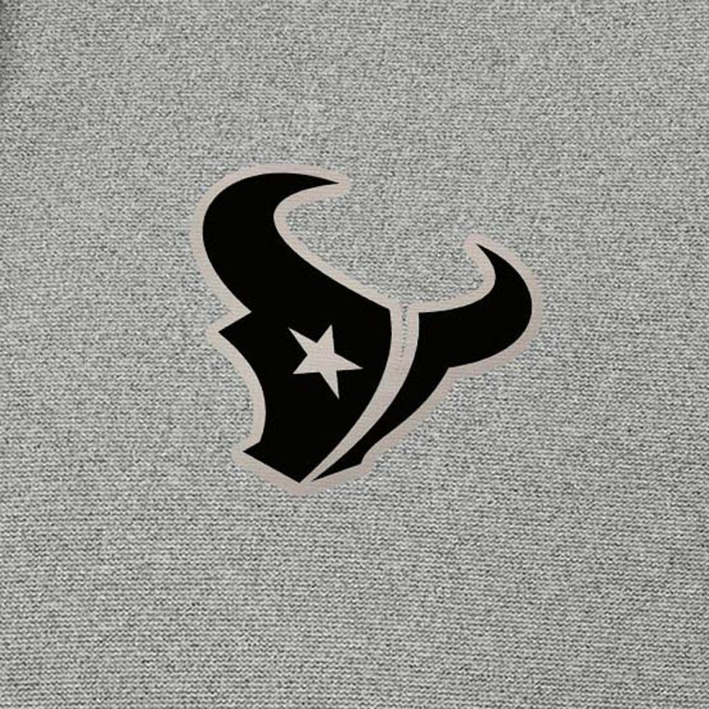 Houston Texans Antigua Effortless Full-Zip Hoodie Jacket Heather Gray