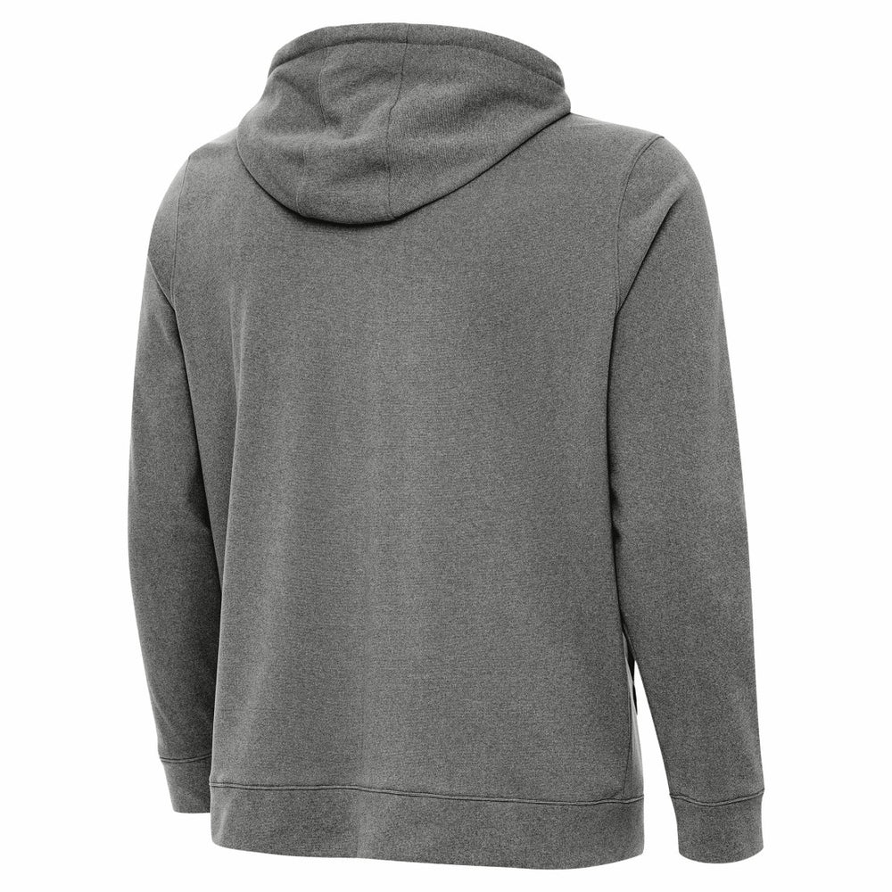 Houston Texans Antigua Effortless Full-Zip Hoodie Jacket Heather Black