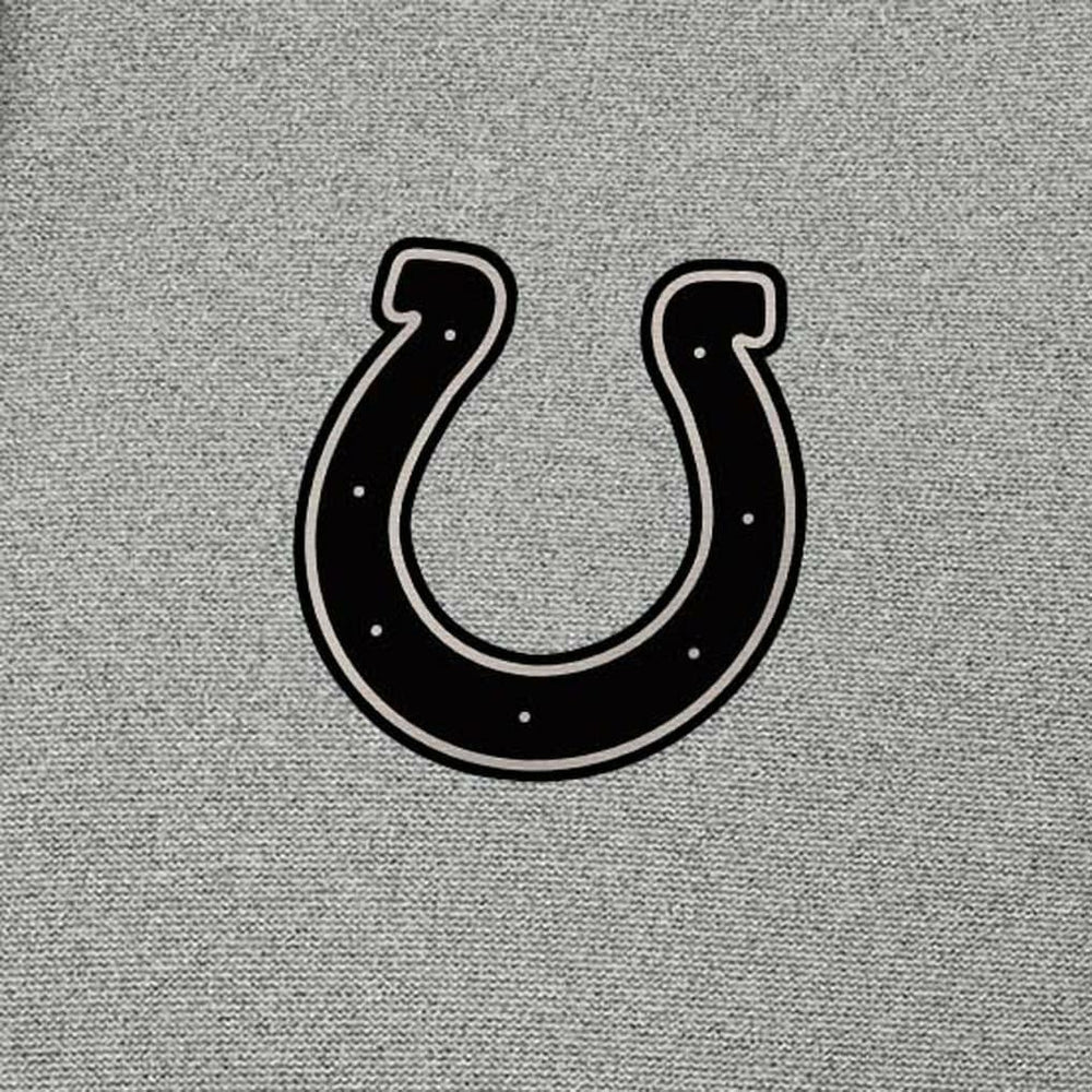Indianapolis Colts Antigua Effortless Full-Zip Hoodie Jacket Heather Gray