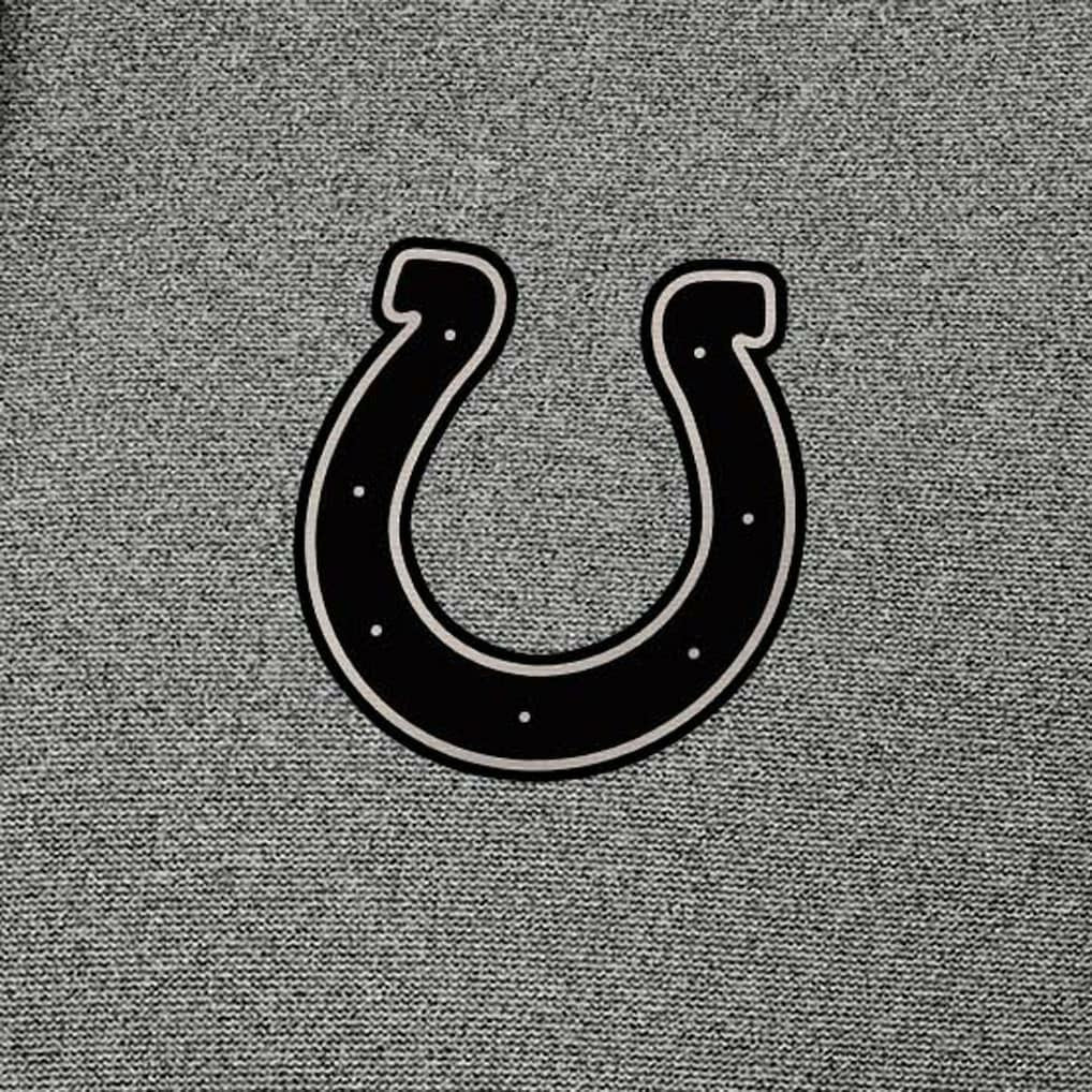 Indianapolis Colts Antigua Effortless Full-Zip Hoodie Jacket Heather Black