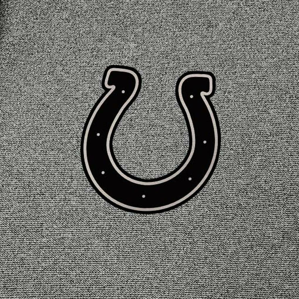 Indianapolis Colts Antigua Effortless Full-Zip Hoodie Jacket Heather Black