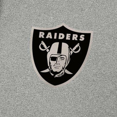 Las Vegas Raiders Antigua Effortless Full-Zip Hoodie Jacket Heather Gray