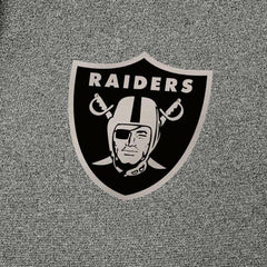 Las Vegas Raiders Antigua Effortless Full-Zip Hoodie Jacket Heather Black