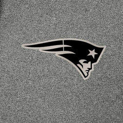 New England Patriots Antigua Effortless Full-Zip Hoodie Jacket Heather Black