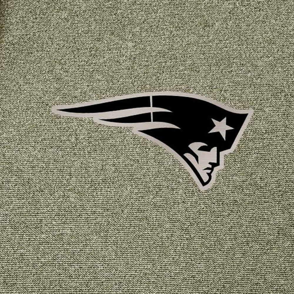 New England Patriots Antigua Effortless Full-Zip Hoodie Jacket Olive