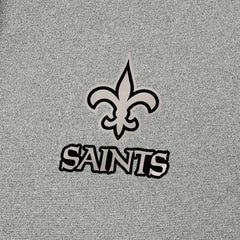 New Orleans Saints Antigua Effortless Full-Zip Hoodie Jacket Heather Gray