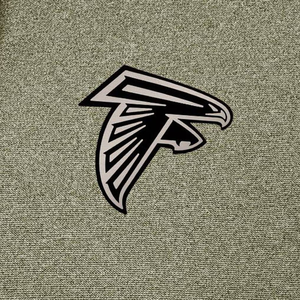Atlanta Falcons Antigua Effortless Full-Zip Hoodie Jacket Olive