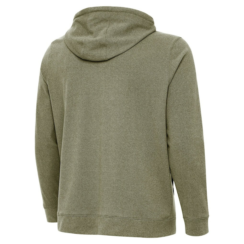 Cleveland Browns Antigua Effortless Full-Zip Hoodie Jacket Olive