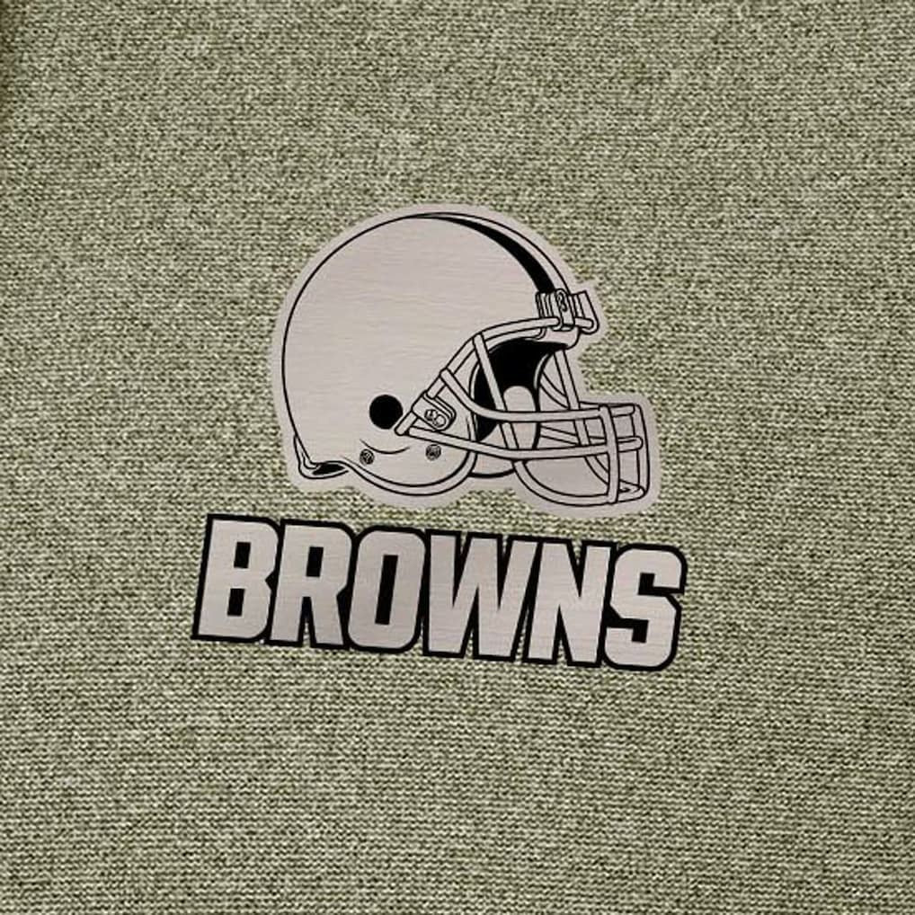 Cleveland Browns Antigua Effortless Full-Zip Hoodie Jacket Olive