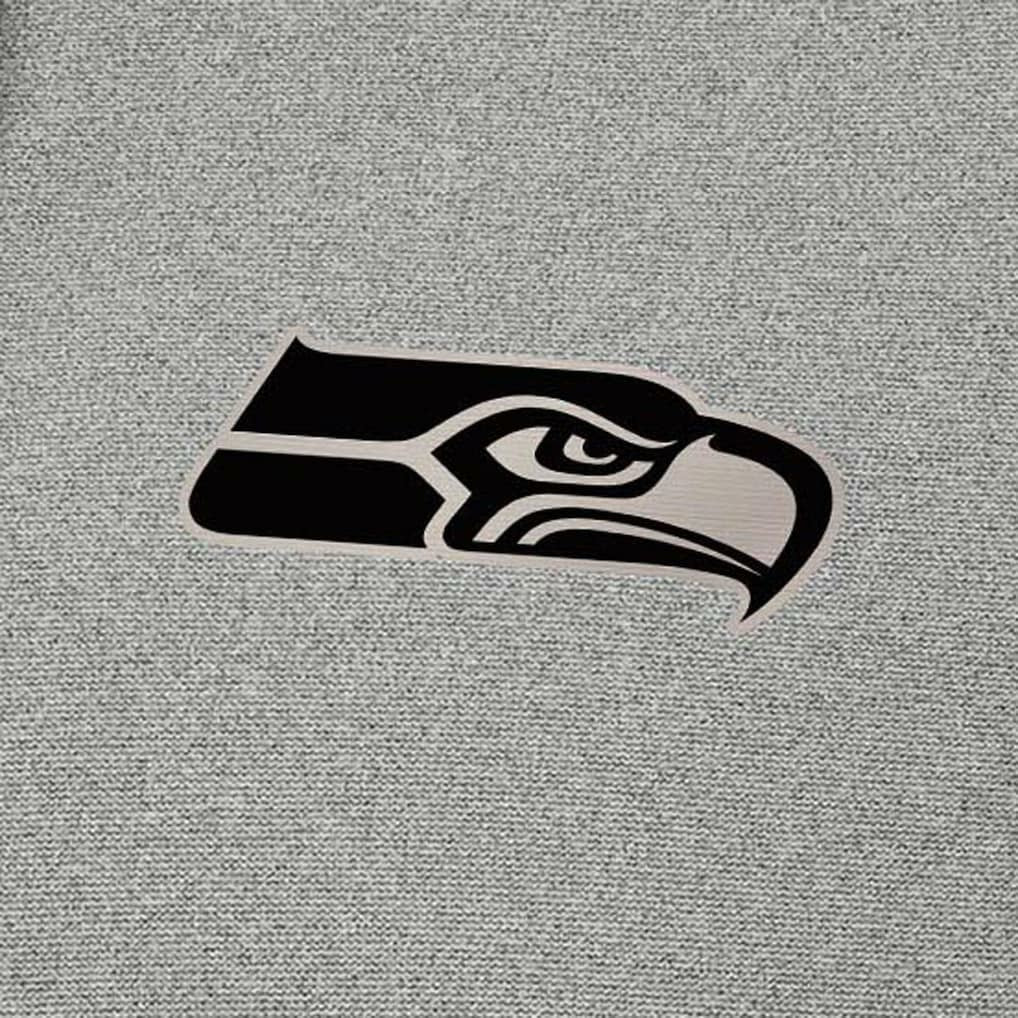 Seattle Seahawks Antigua Effortless Full-Zip Hoodie Jacket Heather Gray