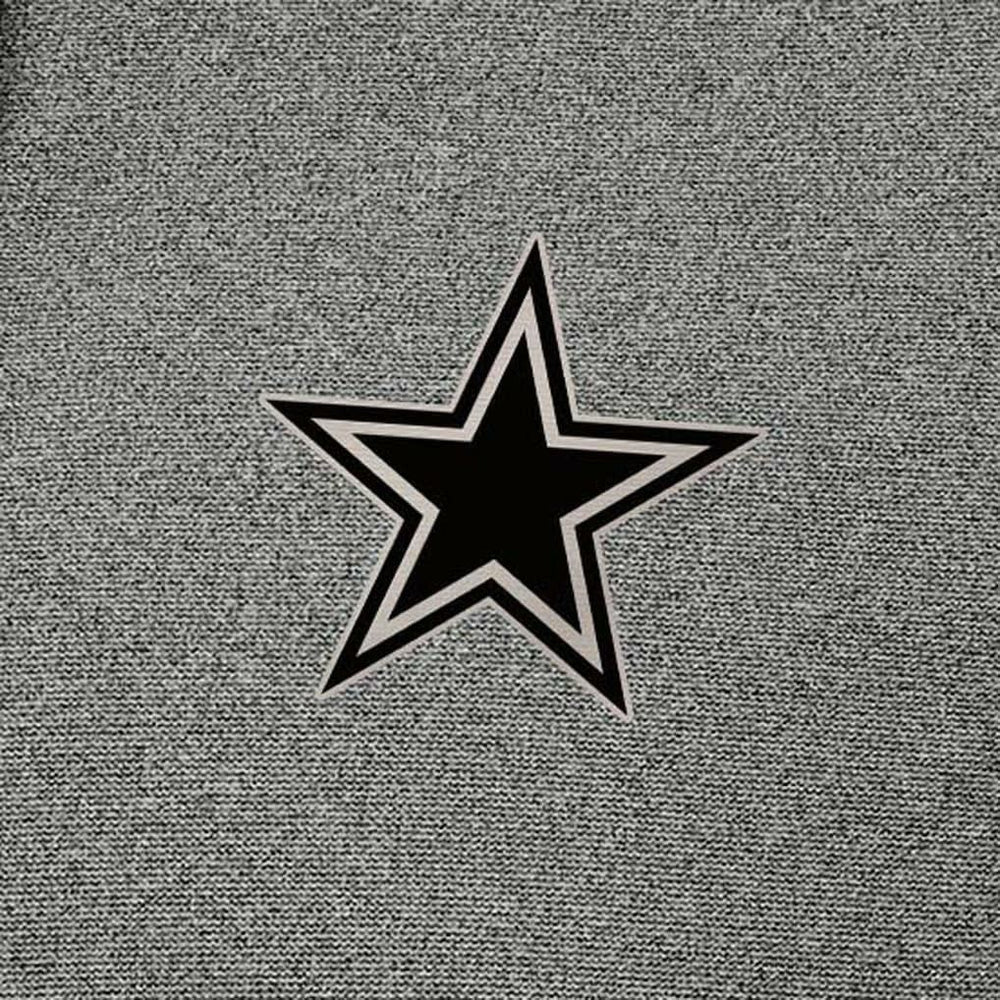 Dallas Cowboys Antigua Effortless Full-Zip Hoodie Jacket Heather Black