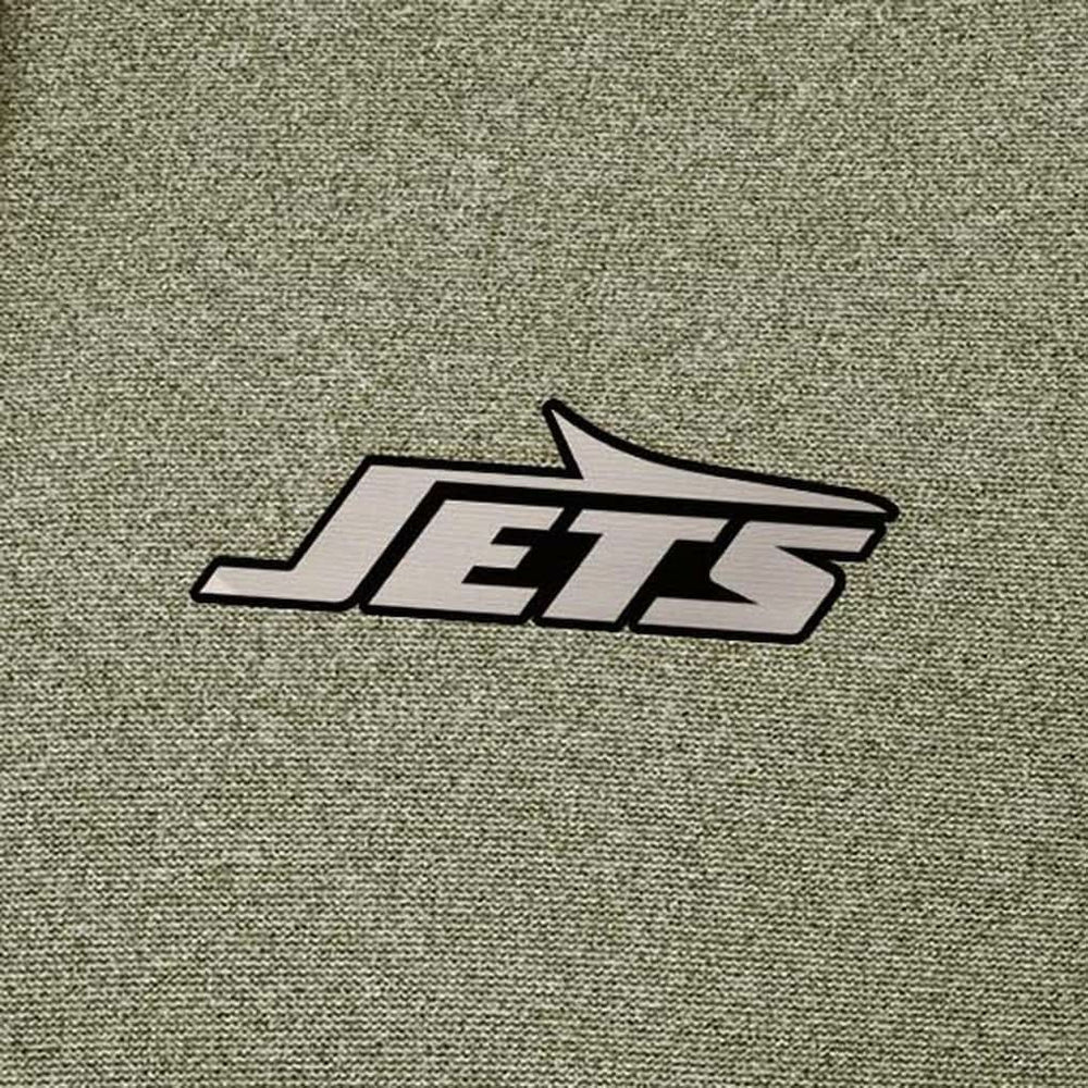 New York Jets Antigua Effortless Full-Zip Hoodie Jacket Olive
