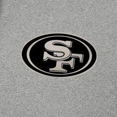 San Francisco 49ers Antigua Effortless Full-Zip Hoodie Jacket Heather Gray