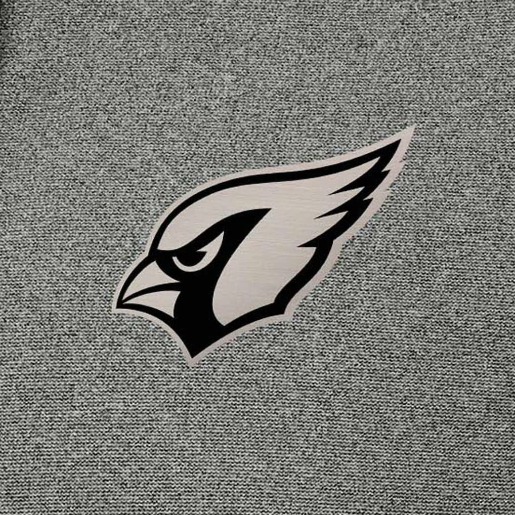Arizona Cardinals Antigua Effortless Full-Zip Hoodie Jacket Heather Black