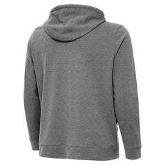 Washington Commanders Antigua Effortless Full-Zip Hoodie Jacket Heather Black