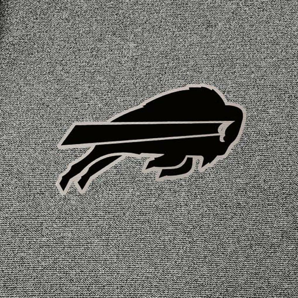 Buffalo Bills Antigua Effortless Full-Zip Hoodie Jacket Heather Black