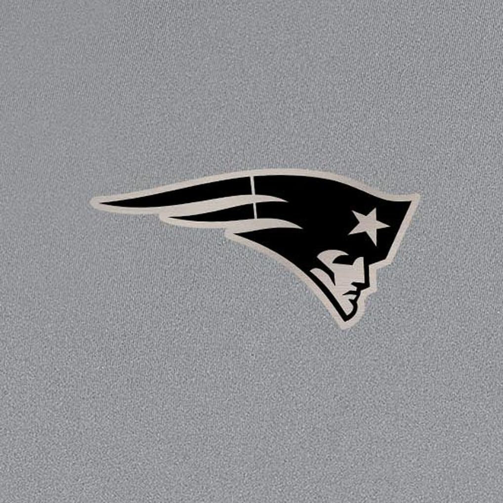 New England Patriots Antigua Insider Quarter-Zip Jacket Gray