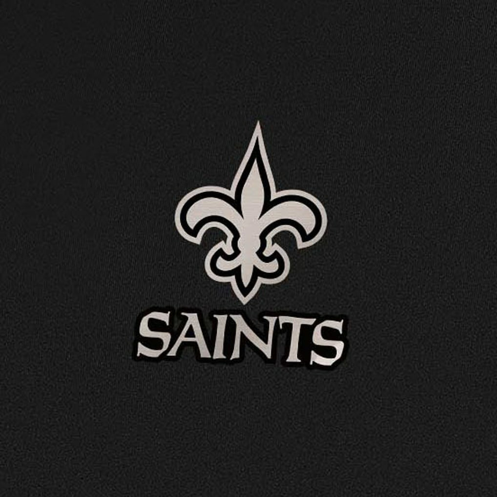 New Orleans Saints Antigua Insider Quarter-Zip Jacket Black