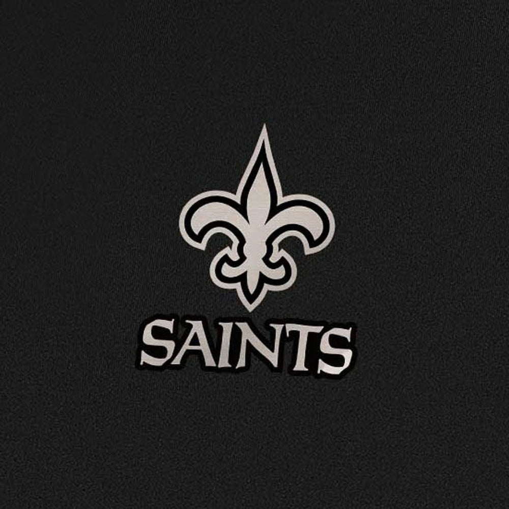 New Orleans Saints Antigua Insider Quarter-Zip Jacket Black