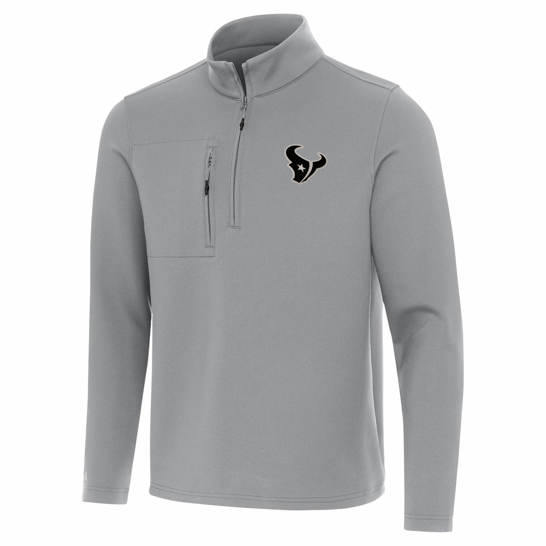 Houston Texans Antigua Insider Quarter-Zip Jacket Gray